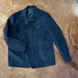 Stylish, black jacket, size large, casual, or dress up